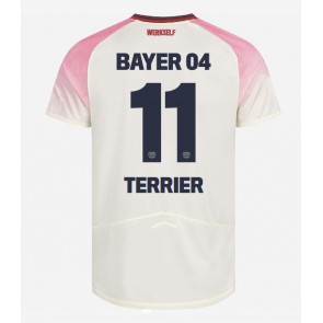 Billiga Bayer Leverkusen Martin Terrier #11 Bortatröja 2025-26 Kortärmad